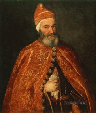 Portrait of Marcantonio Trevisani Tiziano Titian Oil Paintings